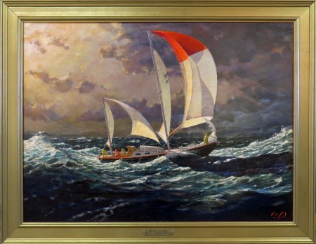 I sailed transatlantic in 1966. 48 years later, this painting is the result.