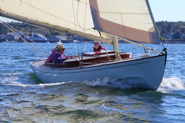 The French & Webb modified Herreshoff Alerion/Sadie, with my revised keel and sailplan.