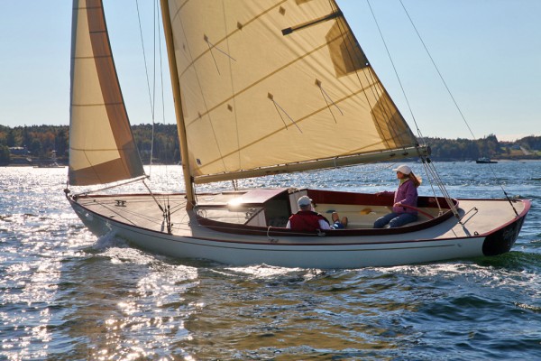 Leslie takes Chuck for a sail.