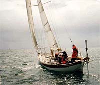 Carol sailing