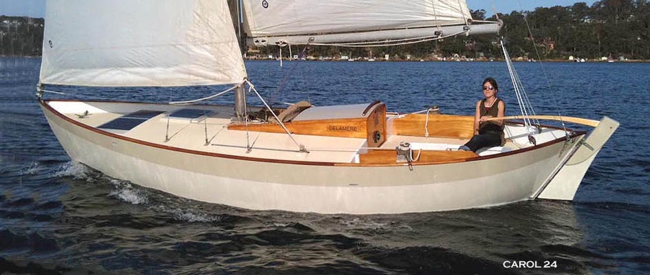 24' Double-ended voyager CAROL - Chuck Paine Yacht Design LLC