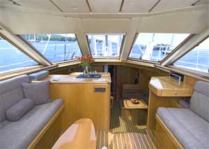 Yacht interior