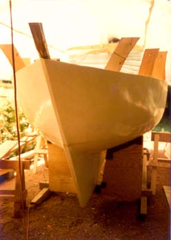 A CAROL hull under construction.