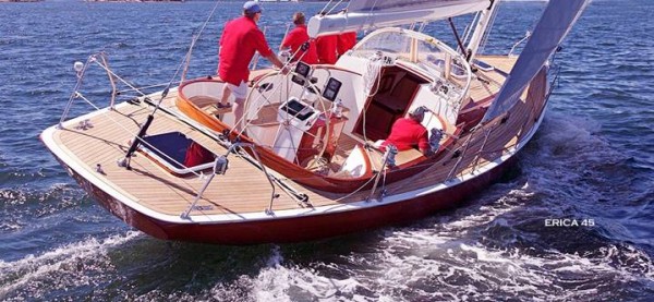 Erica, a 45-foot Spirit of Tradition racing yacht