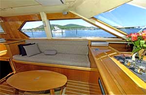 Yacht interior